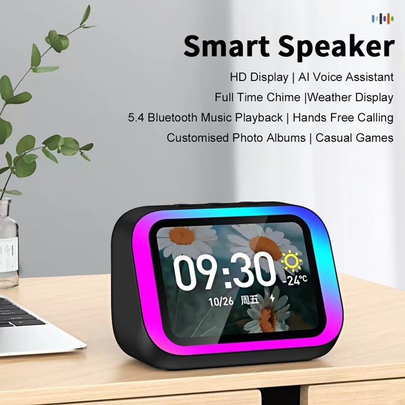 Portable Translator Device - AI 음성 어시스턴트 블루투스 스피커 RGB