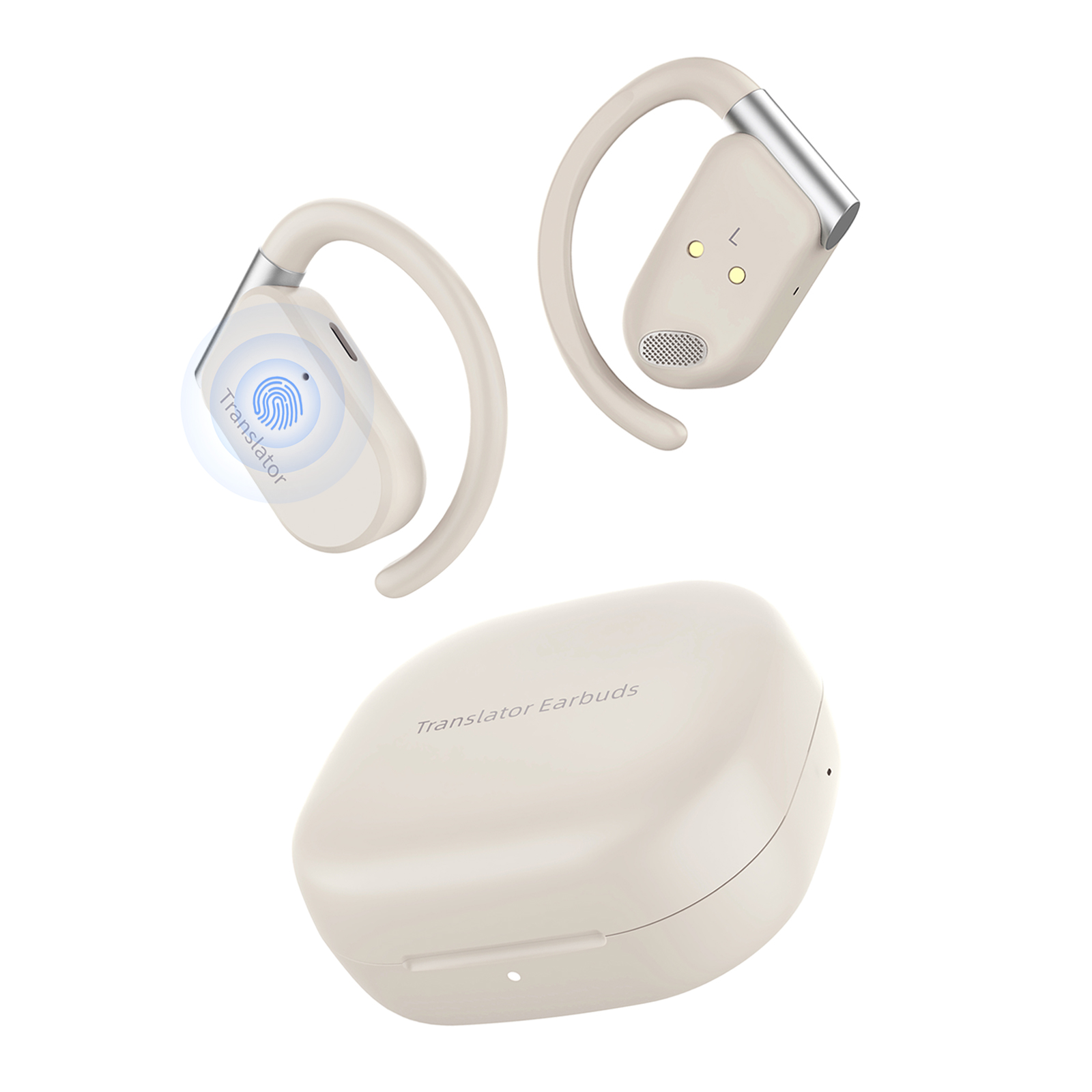 Portable Translator Device - Wooask M9 번역기 이어버드, OWS 양방향