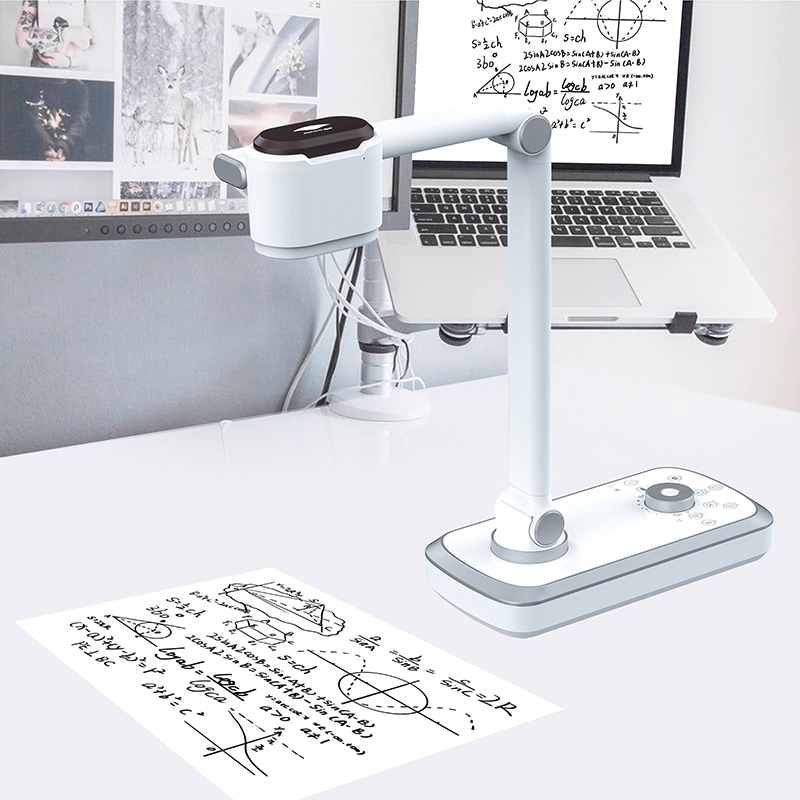 Document Camera Visualizer - 4K 휴대용 문서 카메라 비주얼라이저, LED