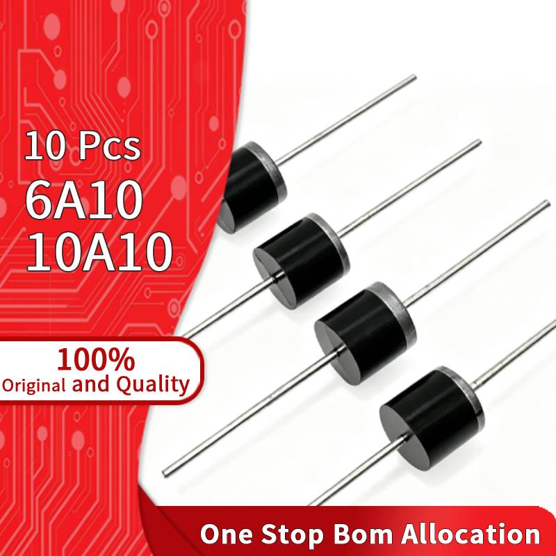 Electronics Gadgets And Accessories - 10Pcs 6A10 10A10 정류기 다이오드 1000V