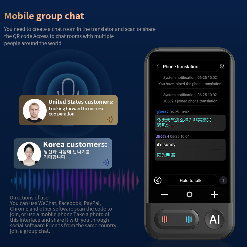 Z16 휴대용 스마트 번역기 AI 오피스 정밀 즉시 음 - Portable Translator Device 리뷰 및 가격