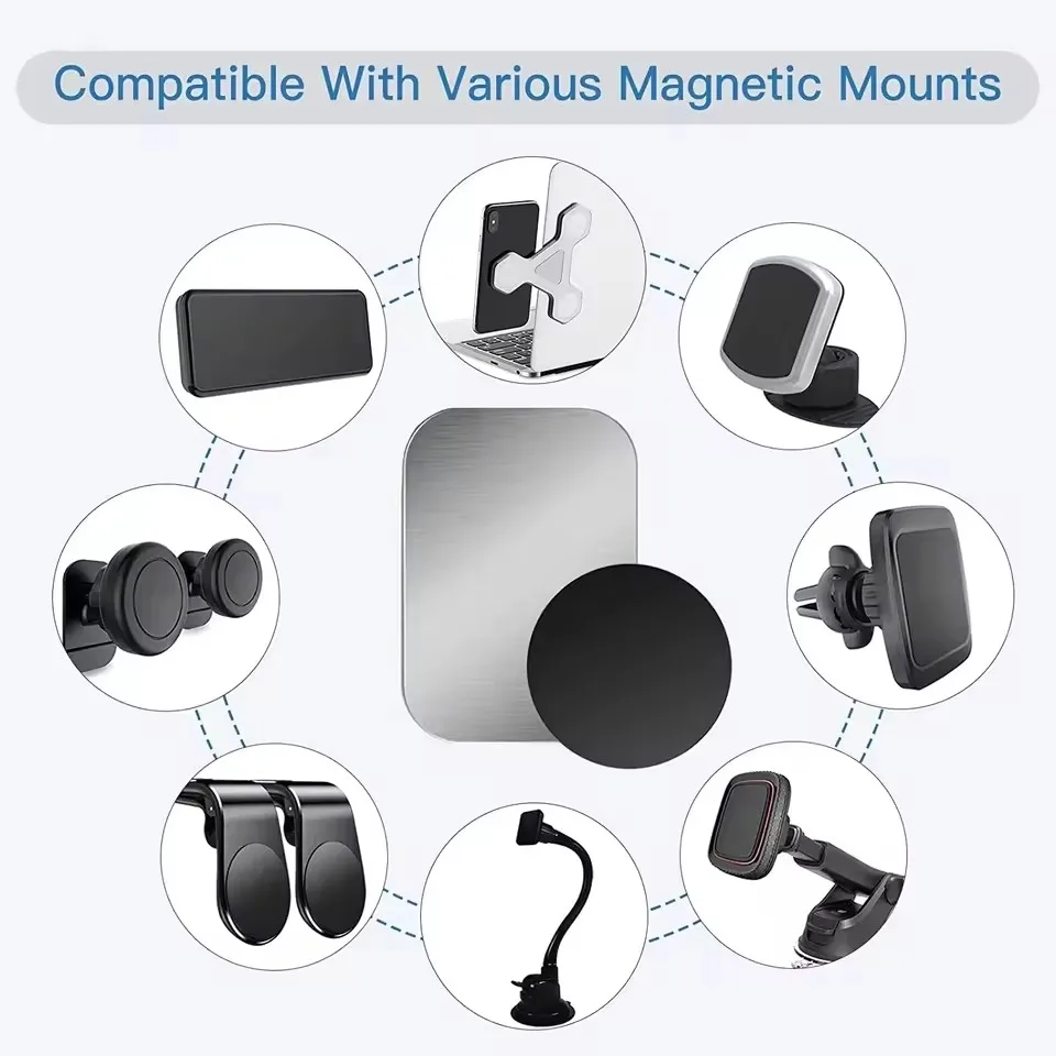 자석식 차량용 휴대폰 거치대용 금속판 디스크, 얇은 철 - Useful Electronic Gadgets 리뷰 및 가격