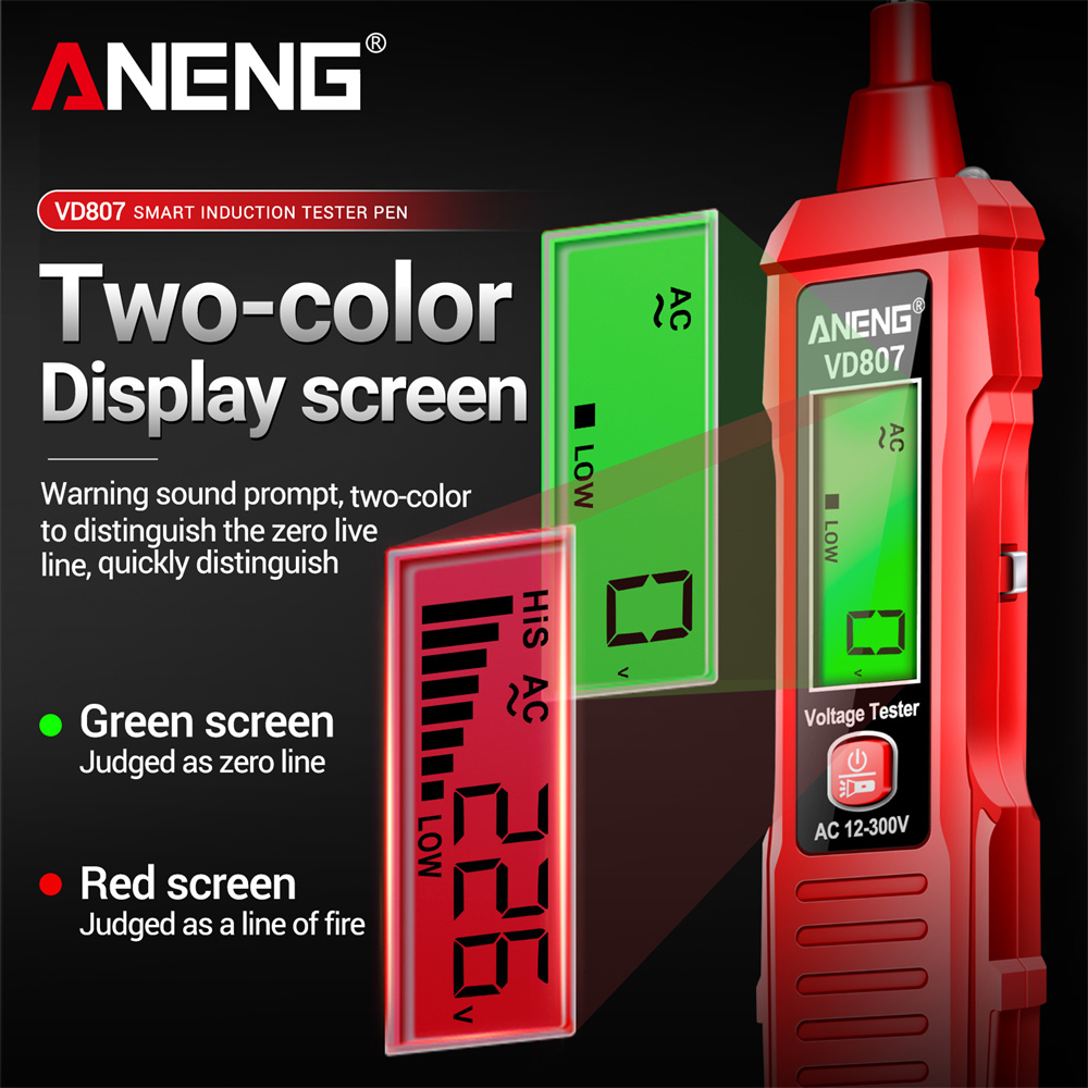 ANENG VD807 스마트 전기 펜 테스터 NCV 센 - Electronics Quiz 리뷰 및 가격