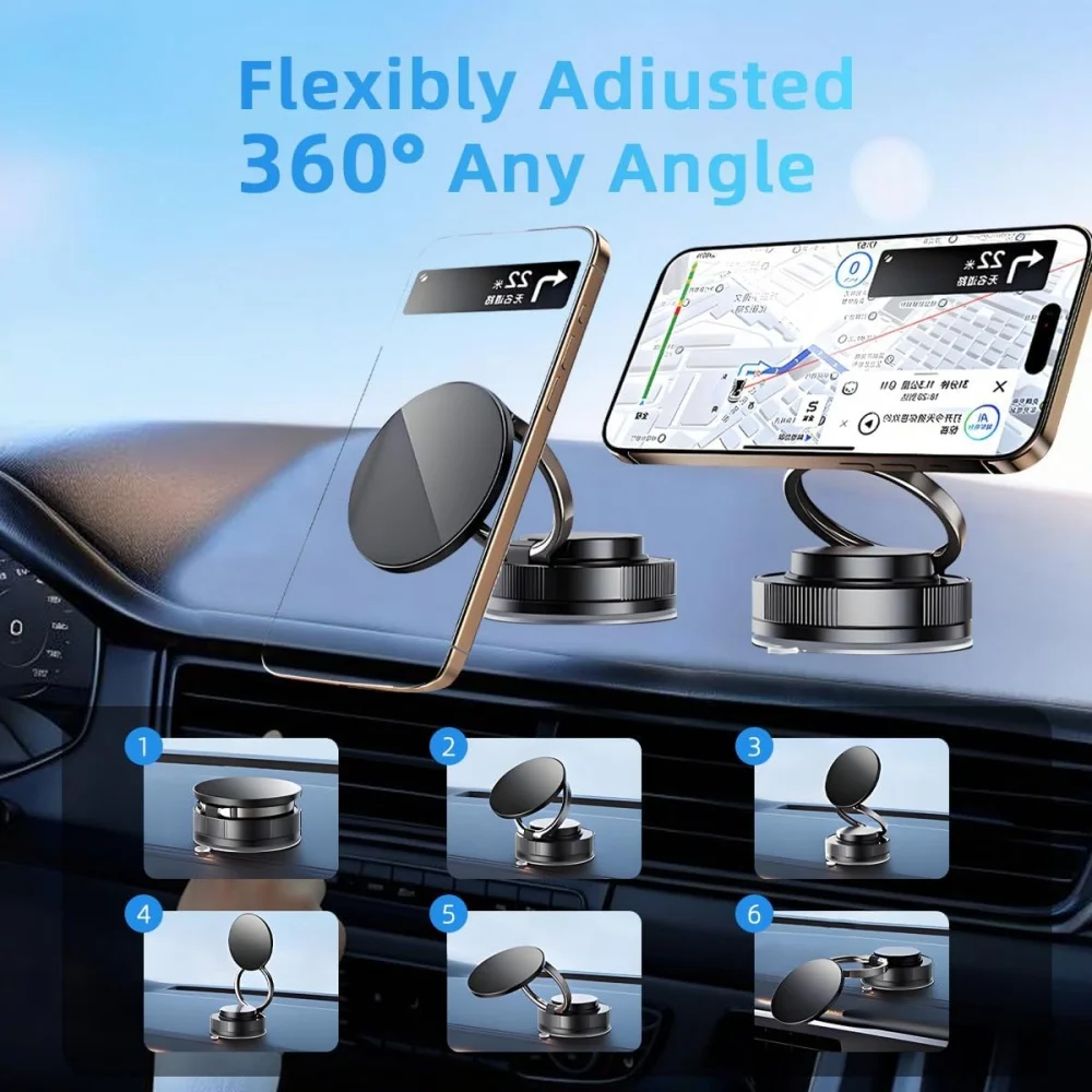 2026 신형 차량용 진공 자석식 휴대폰 거치대 - M - Useful Electronic Gadgets 리뷰 및 가격