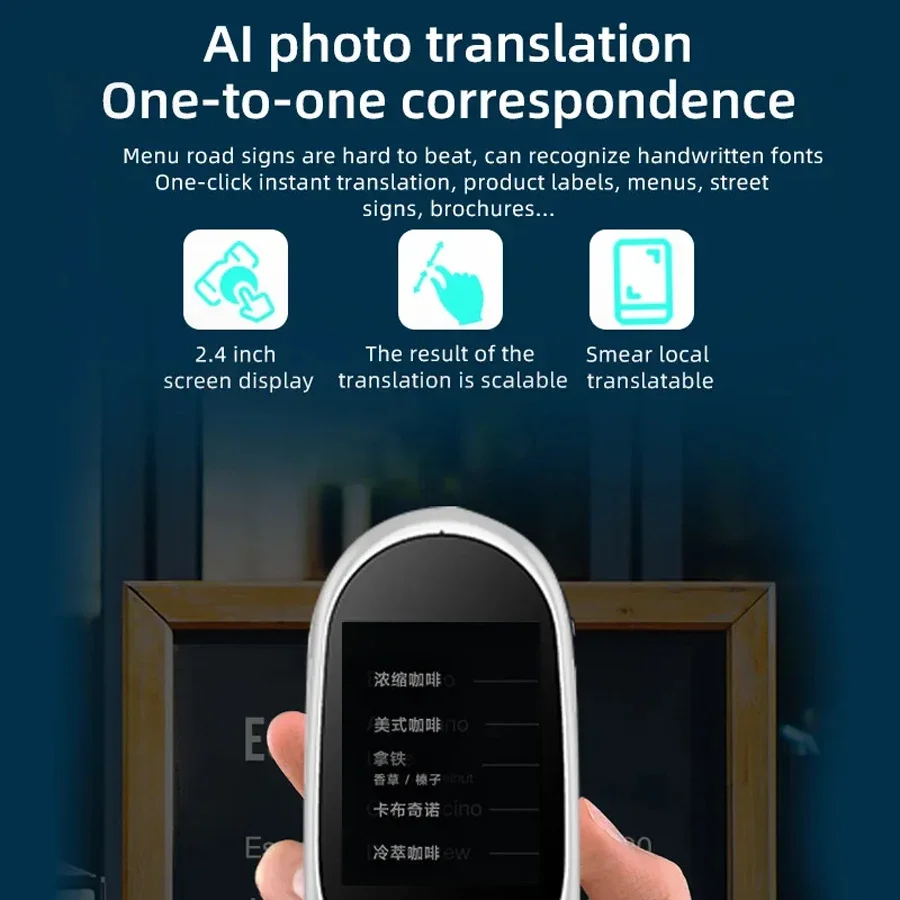 오프라인 F1 스마트 인스턴트 음성 번역기 126개 언 - Portable Translator Device 리뷰 및 가격