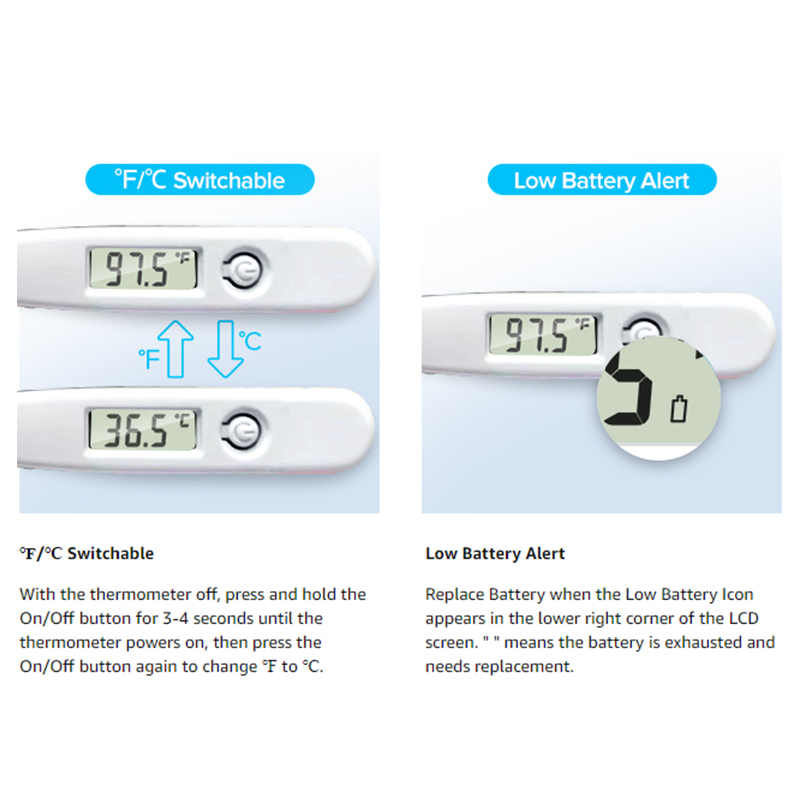 새로운 디지털 LCD 난방 구강 온도계 도구 어린이 아 - Useful Electronic Gadgets 리뷰 및 가격