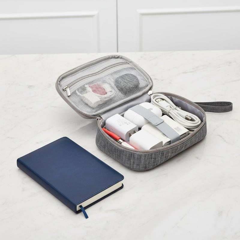 이중 레이어 케이블 보관 가방, 전자제품 정리함, US - Electronics Gadgets And Accessories 리뷰 및 가격