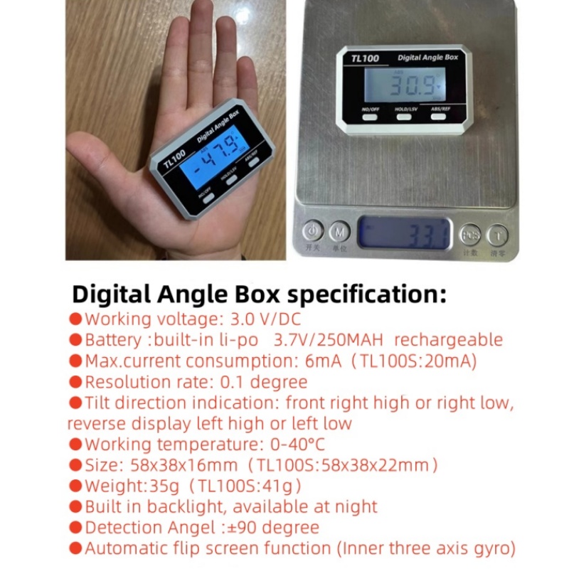 수평 각도 측정기 각도기 피치 게이지 레이저 디지털 각 - Useful Electronic Gadgets 리뷰 및 가격