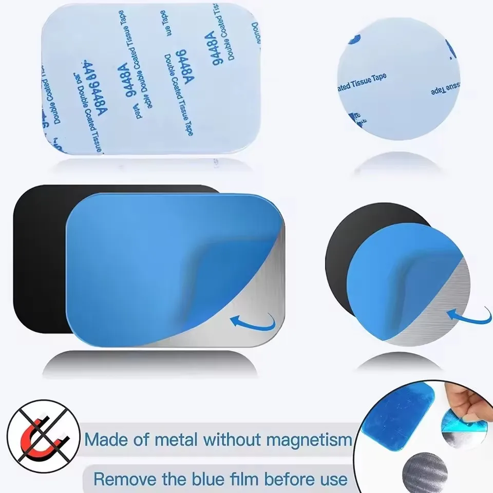 자동차 휴대폰 거치대용 얇은 자석 금속판, 범용 철판  - Useful Electronic Gadgets 리뷰 및 가격