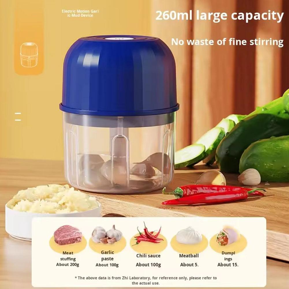 미니 전기 마늘 다지기 휴대용 USB 충전 푸드 프로세 - Kitchen Electronics Gadgets 리뷰 및 가격