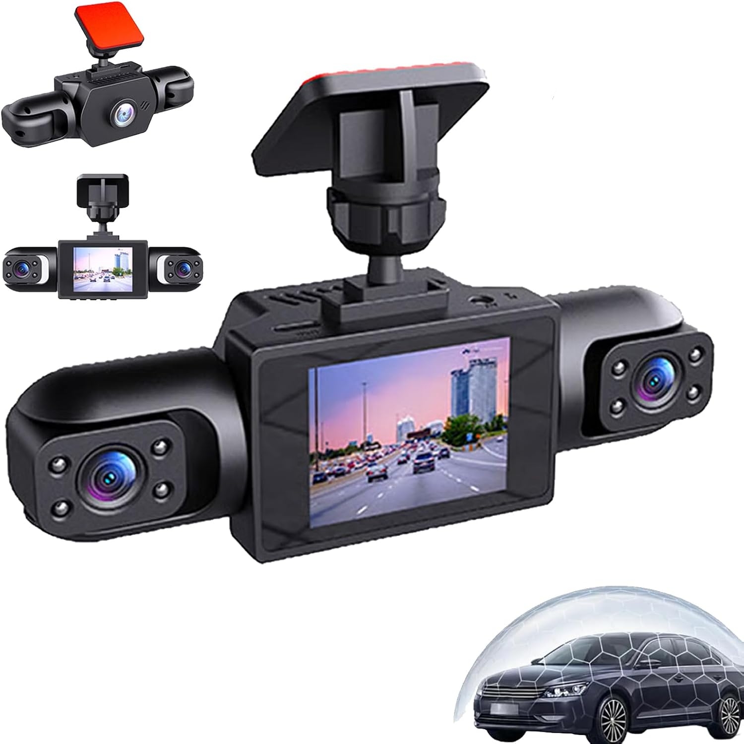 360도 1080P 파노라마 전방위 블랙박스 2인치 4 - Panoramic Dash Cam 360 리뷰 및 가격