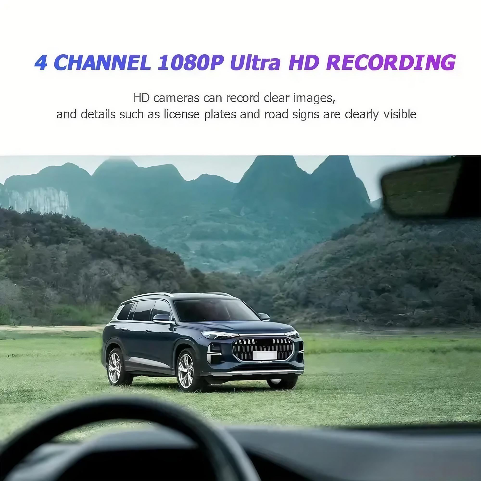 4렌즈 대시캠 1080P 풀 HD 360도 시야각 차량 - Panoramic Dash Cam 360 리뷰 및 가격