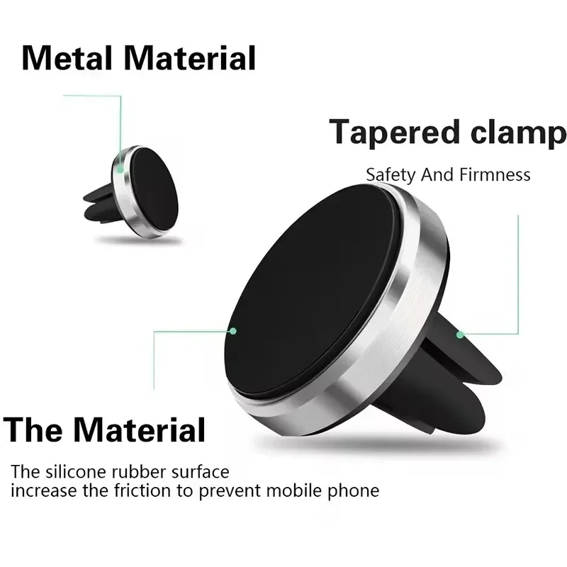 자동차 에어벤트 마그네틱 휴대폰 거치대, 아이폰, 삼성 - Useful Electronic Gadgets 리뷰 및 가격