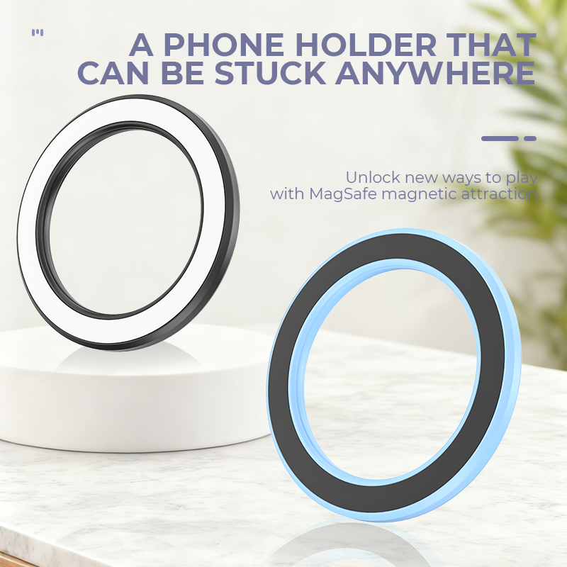 맥세이프 강력 자석 링 폰 홀더 스탠드 접착식 자석 벽 - Useful Electronic Gadgets 리뷰 및 가격
