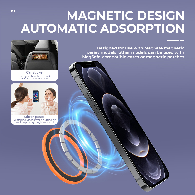 맥세이프 강력 자석 링 폰 홀더 스탠드 접착식 자석 벽 - Useful Electronic Gadgets 리뷰 및 가격