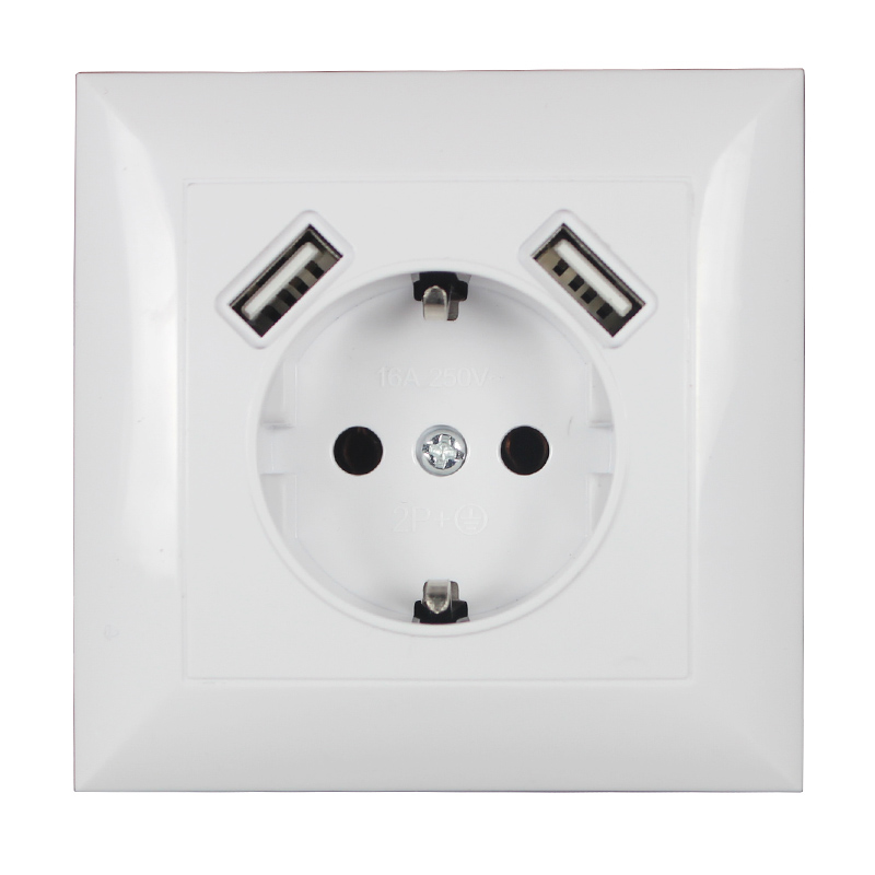 새로운 벽걸이형 전자 소켓 5V2A EU 표준 전원 콘 - Electronics Home Gadgets 리뷰 및 가격