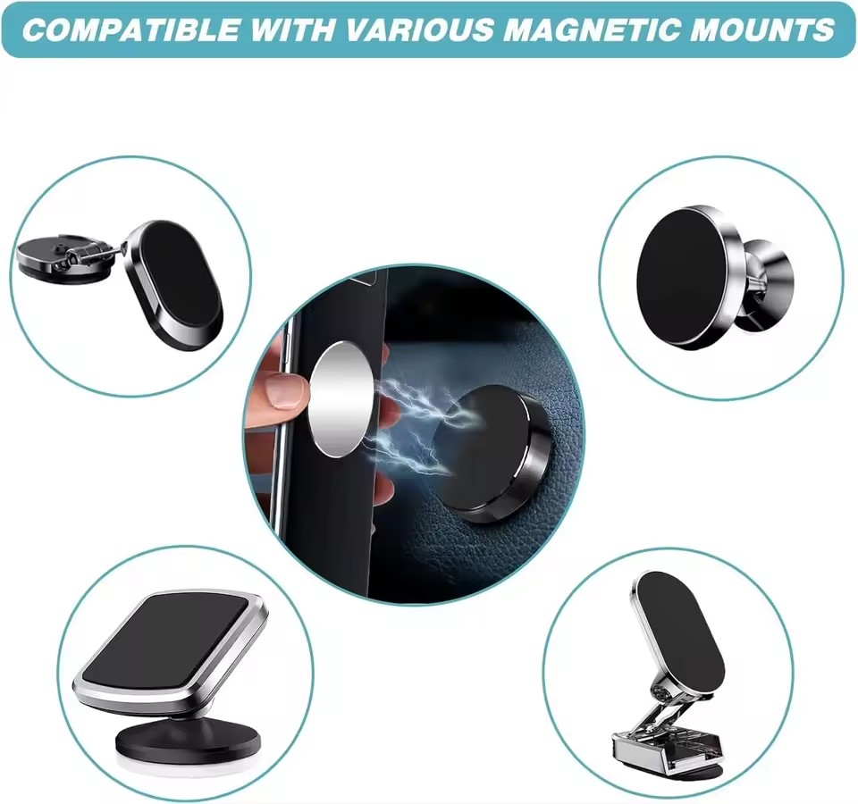 50/1PCS 자석 자동차 전화 홀더에 대 한 금속 플 - Useful Electronic Gadgets 리뷰 및 가격