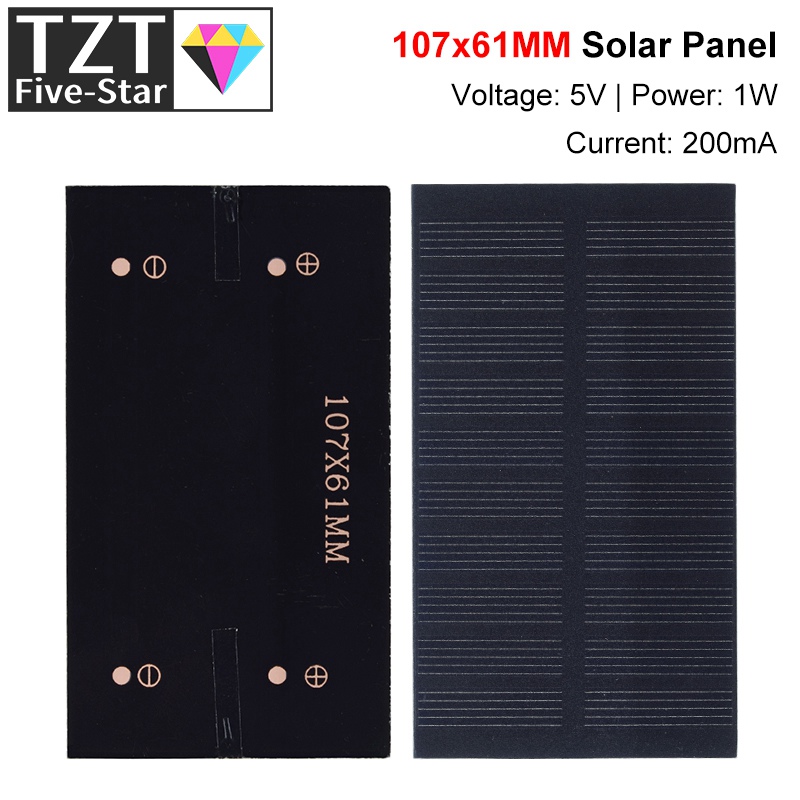 스마트 전자 태양 전지 패널 1W 5V, 전자 DIY  - Electronics Home Gadgets 리뷰 및 가격