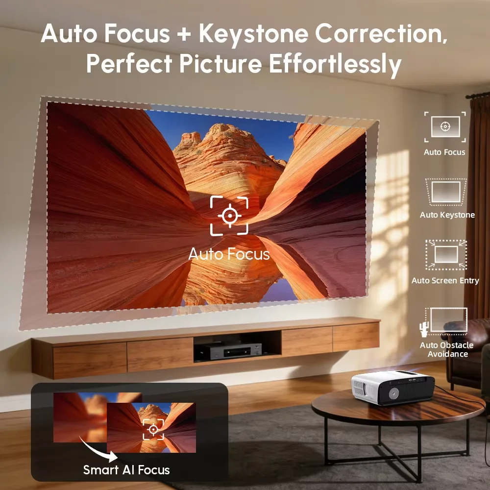NewA9S 4k 프로젝터 자동 초점 주간용 프로젝터  - Electronics Home Gadgets 리뷰 및 가격